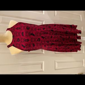 Disney Mulan Allover Print Dress XL—NWT